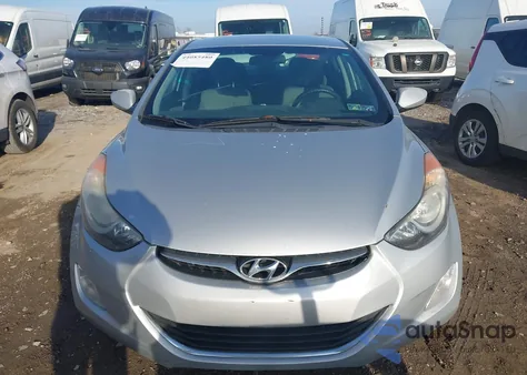 2013 Hyundai Elantra Gls z USA, uszkodzony, nr VIN 5NPDH4AE2DH370256